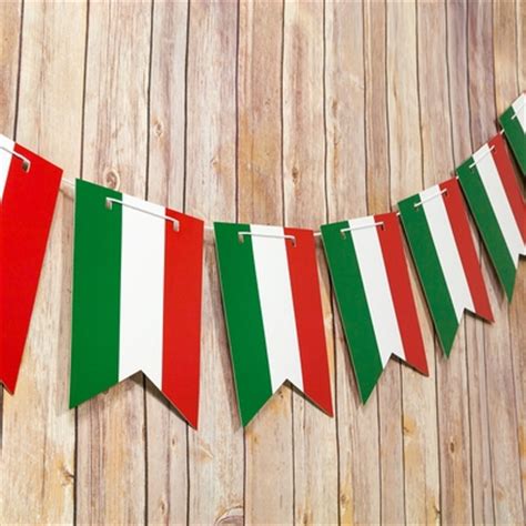 Italian flags of all sizes & styles show your italian pride. Italian Flag Italy Country Pattern Guidon Pennant Banner ...