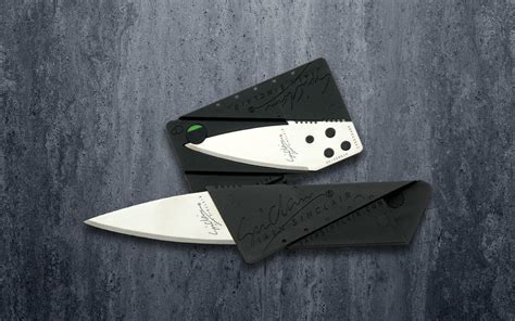 The Transformers Of Knives The Cardsharp Credit Card Folding Safety