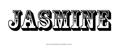 Jasmine Name Tattoo Designs Names Name Tattoos Girly Girl Names