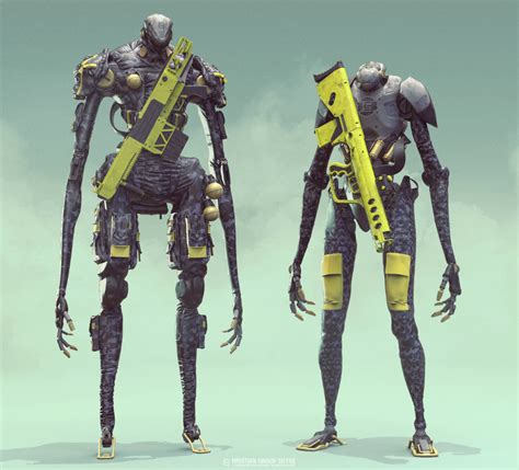 The Reapers By Hristianshyne Roboticcyborg 3d Cgsociety Robot