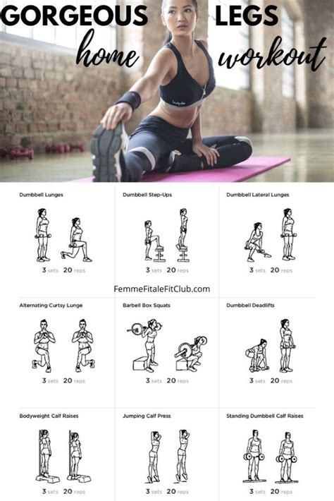 19 Working Legs At Home Easy Extremeabsworkout