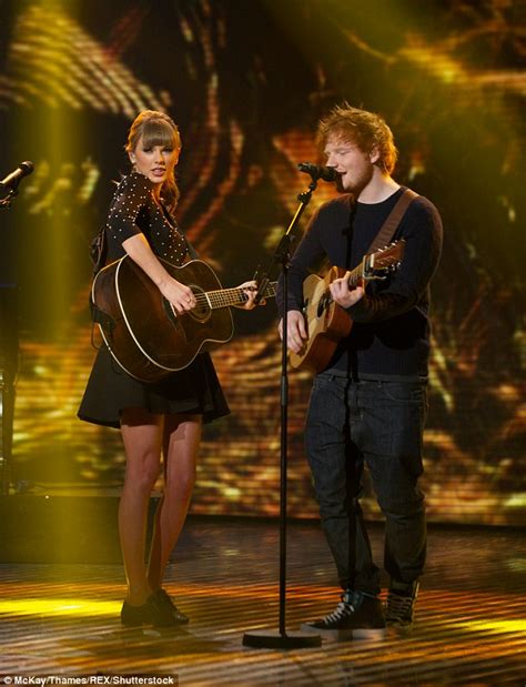 Taylor Swift Says Happy Christmas To Her Pal Ed Sheeran Via Instagram Daily Mail Online