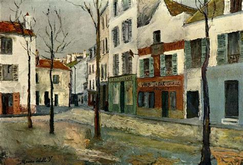Square Tertre On Montmartre Painting By Maurice Utrillo Fine Art America