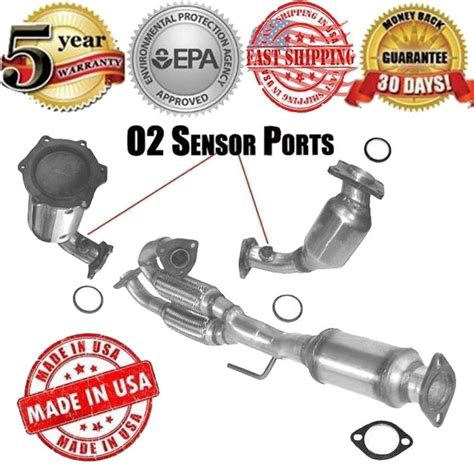 New Complete Catalytic Converter Set Direct Fit For Nissan Murano 35l
