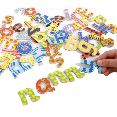 Magnetic Wooden Letters Literacy From Early Years Resources Uk