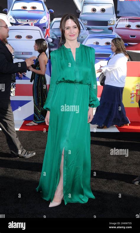 Emily Mortimer At The World Premiere Of Cars 2 At El Capitan Theatre In Los Angeles Ca Stock