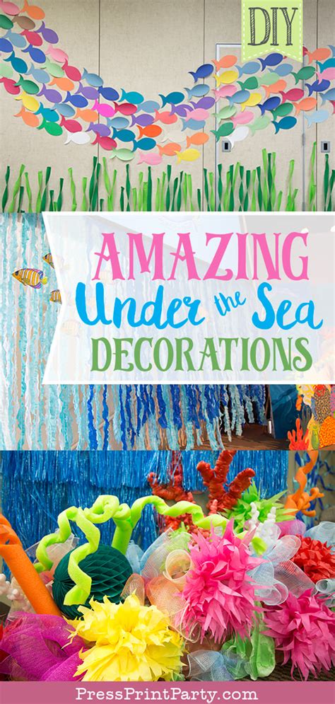 We're back with another recipe for under the sea week! Amazing Under the Sea Decorations (VBS or Party) - Press ...