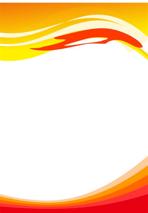 Vector Orange Wave Transparent Background Png Mart