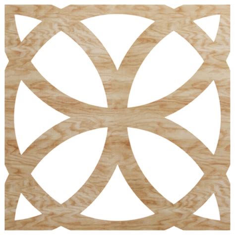 Extra Small Daventry Decorative Fretwork Wood Wall Panels Alder