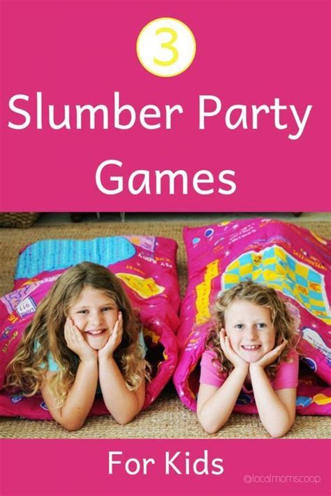 Slumber Party Games Kids Party Games Slumber Party Games Pajama