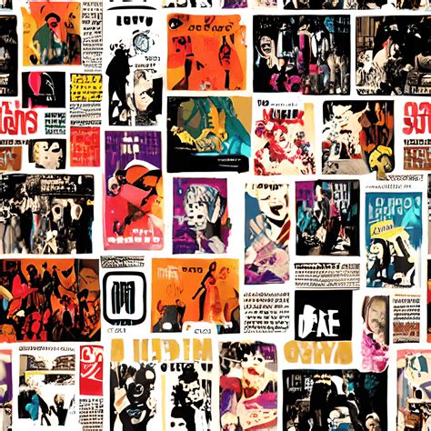 Pop Culture Collage Graphic · Creative Fabrica