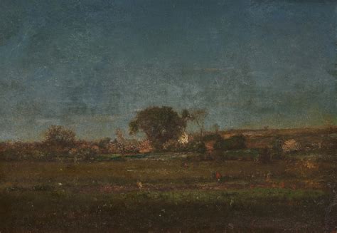 Sold Price George Inness American 1825 1894 Landscape Oil On