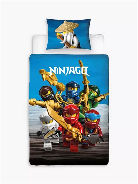 Lego Ninjago Reversible Duvet Cover And Pillowcase Set Single