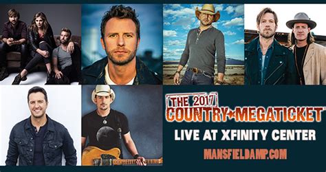 2017 Country Megaticket Tickets Includes All Performances Xfinity