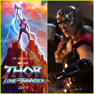 Thor Love Thunder Teaser Trailer Shares First Look At Natalie Portmans Thor Watch Now