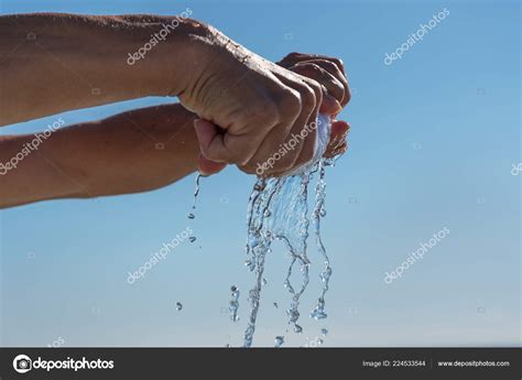 Hands Squeeze Wet Cloth Stock Photo By ©janka3147 224533544