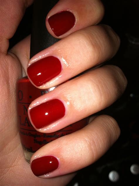 The Real Polish Princess Opi Got The Blues For Red Pink Nails Opi
