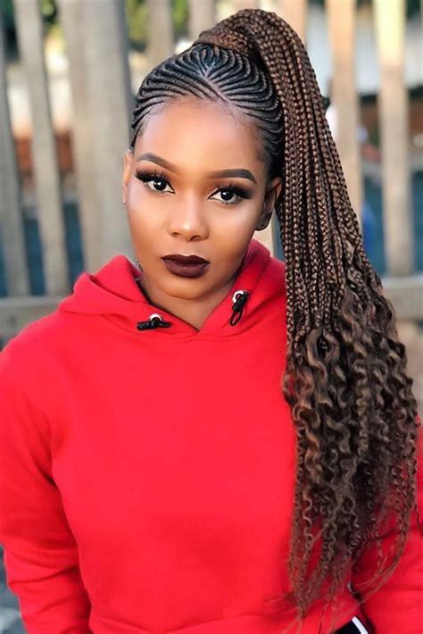 It is also not possible to go to hairdressers for every party. 50 Cute Cornrow Braids Ideas To Tame Your Naughty Hair ...