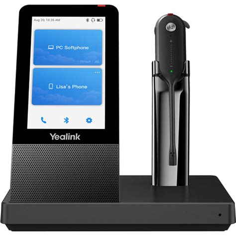 Yealink Wh67 Uc Convertible Dect And Bluetooth Wireless Headset Wh67 Uc