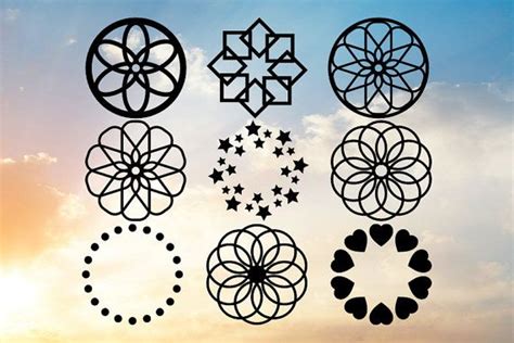 Mandala SVG, Dream Catcher SVG | Valentines svg, Star ...