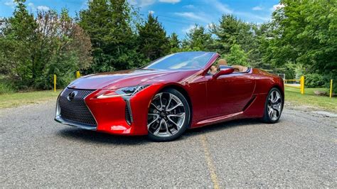 2021 Lexus Lc 500 Convertible First Drive Review Indulgent Beauty