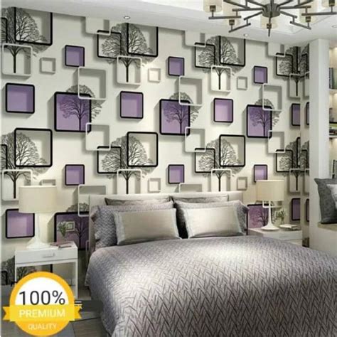 Tempatkan wallpaper di dinding belakang sofa atau televisi. Grosir Murah_Wallpaper Sticker Dinding Ruang tamu, Kamar ...