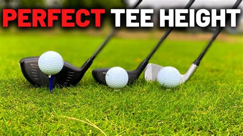 What Is The Perfect Tee Height For All Clubs You Can Hit It Longer