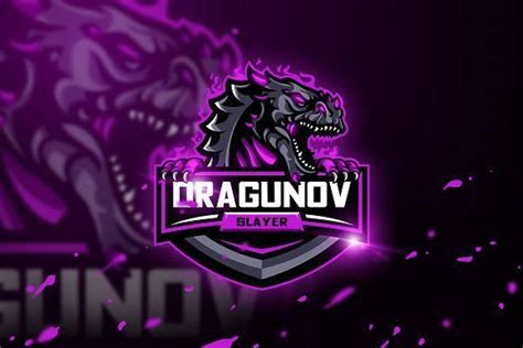 Choose a template from placeit's growing library of logo options and have your design ready in seconds! Dragunov Slayer-Mascot & Esport Logo #logo #LogoDesign # ...