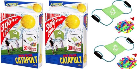 Kaos Catapult Water Balloon Launcher 2 Sets Each With Water Balloons Included