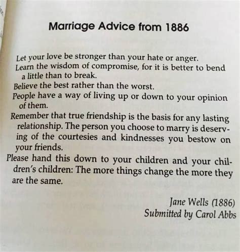 Don't forget to confirm subscription in your email. Marriage Advice That's Not Outdated...Even from 1886 ...
