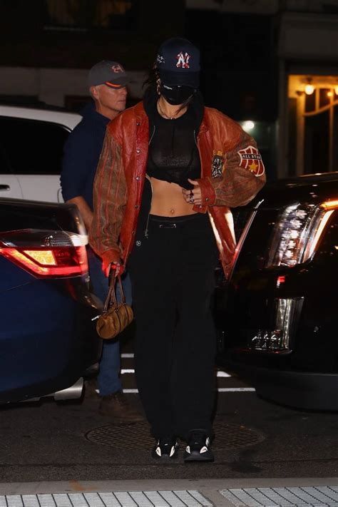 Bella Hadid Show Her Abs While Out In Nyc 06 Gotceleb