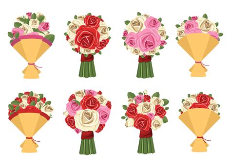 Flower Bouquet Vector Art Icons And Graphics For Free Download