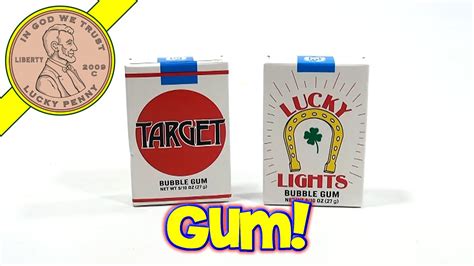 Target And Lucky Lights Bubble Gum Boxes World Confections Youtube