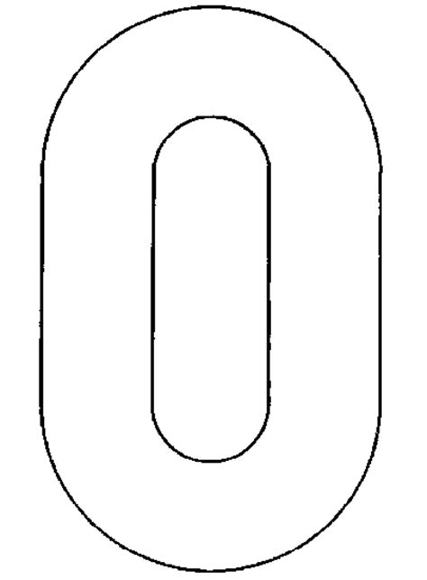 8 Best Images Of Number 0 Coloring Pages Printable Printable Number 0