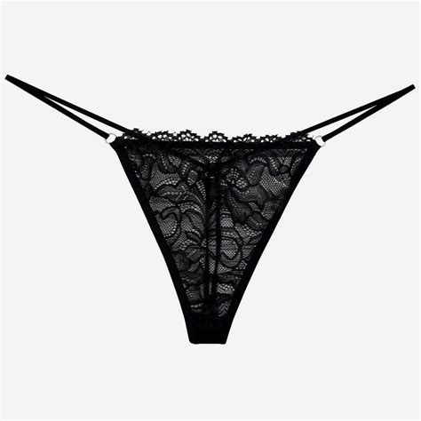 black lace panties black sexy lingerie lace g string thong etsy