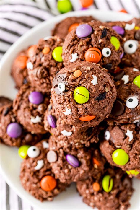 Monster Cookies Halloween Recipe The Cake Boutique