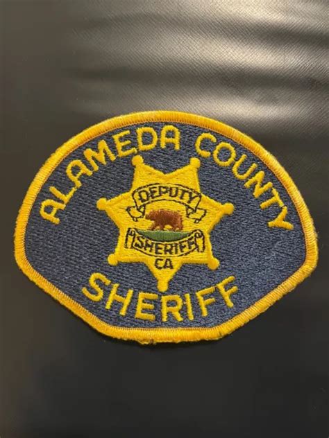 alameda county sheriff s office shoulder patch california older style 3 00 picclick