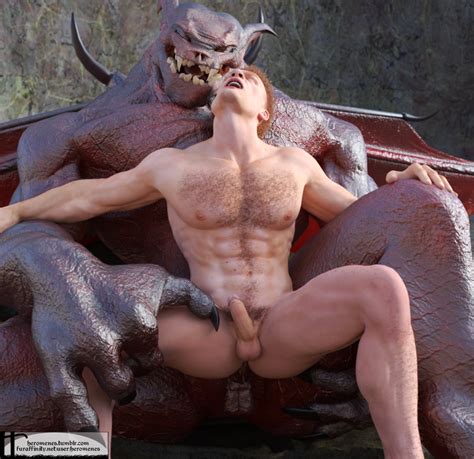 Rule 34 3d Demon Duo Erection Gay Heromenes Human Humanoid