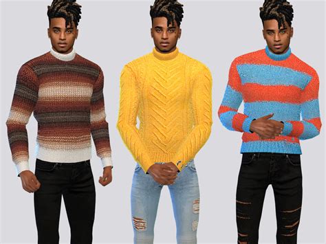The Sims Resource Chunky Sweaters