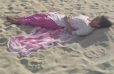 indian girl bath sun sands taking beach girls spots tourist various modern india