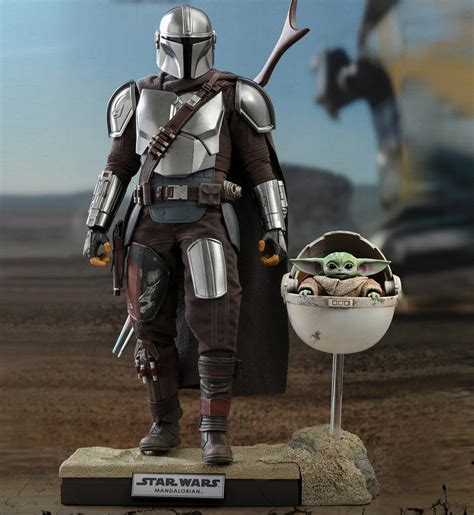 Set in the star wars universe. Baby Yoda and The Mandalorian Figure Set Unveiled by Hot Toys