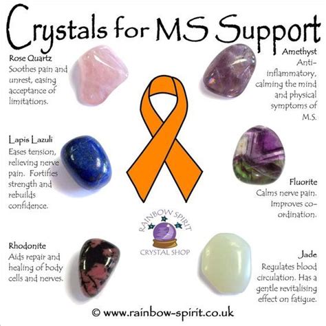 Crystals For Ms Support Healing Stones Jewelry Crystal Healing Stones