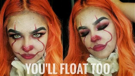 Miss Pennywise It Clown Makeup Tutorial Renee Horror Youtube