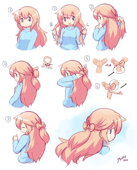 10 amazing drawing hairstyles for characters ideas kawaii hairstyles anime drawings