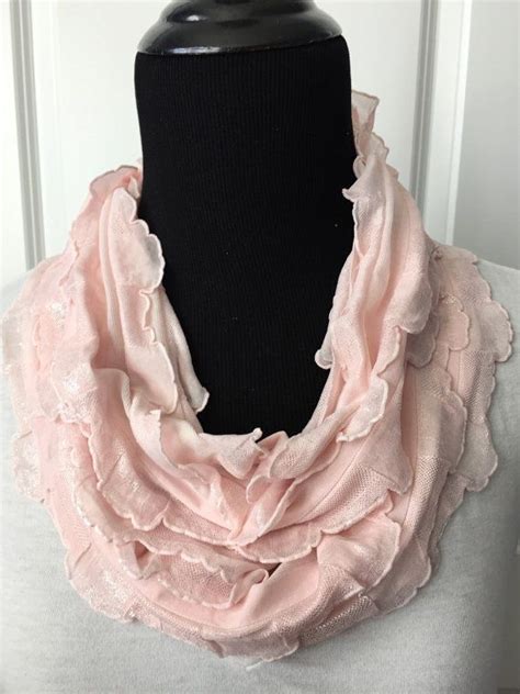 Free Shipping Light Pink W Shimmer Light And Airy Ruffle Etsy