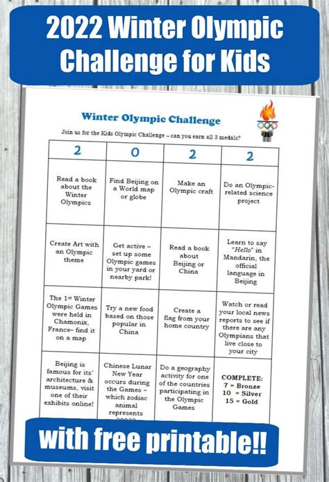 2022 Winter Olympics Lesson Plan And Activities For Kids Olympic Games