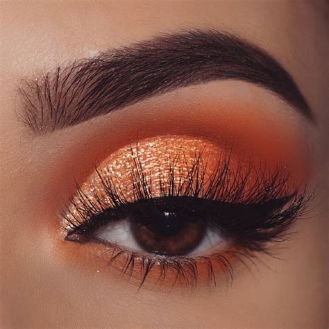 Ideas for Orange Eyeshadow Looks - StyleGPS | Orange eye makeup, Orange makeup, Orange eyeshadow ...