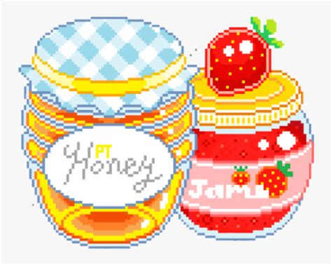 Cute Pixel Pastel Sticker By Yuozukie Ⓒ Honey Jar Pixel Art Hd Png