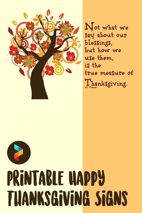 10 Best Free Printable Happy Thanksgiving Signs