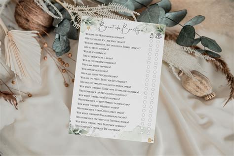 Tolles Hochzeitsspiel 22 Fragen Zum Ankreuzen Braut Oder Bräutigam